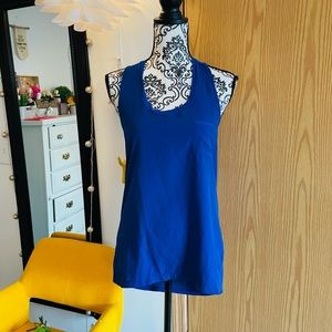 Two by Vince Camuto Women’s Royal Blue Front Pocket Sleeveless Top Small